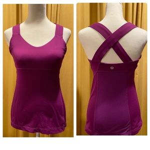 Lululemon Athletica Workout Tank Top, Purple S
